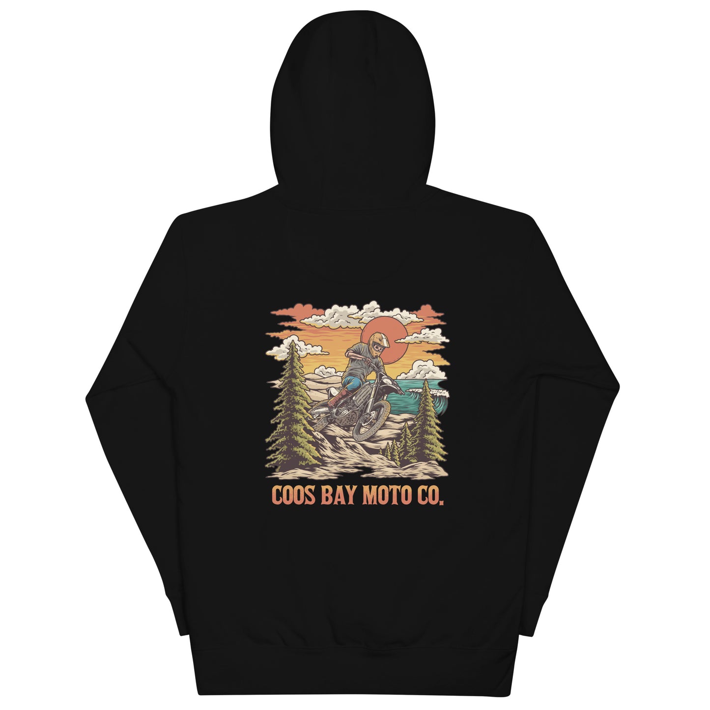 Classic Coos Bay Moto Co. Beach Hoodie