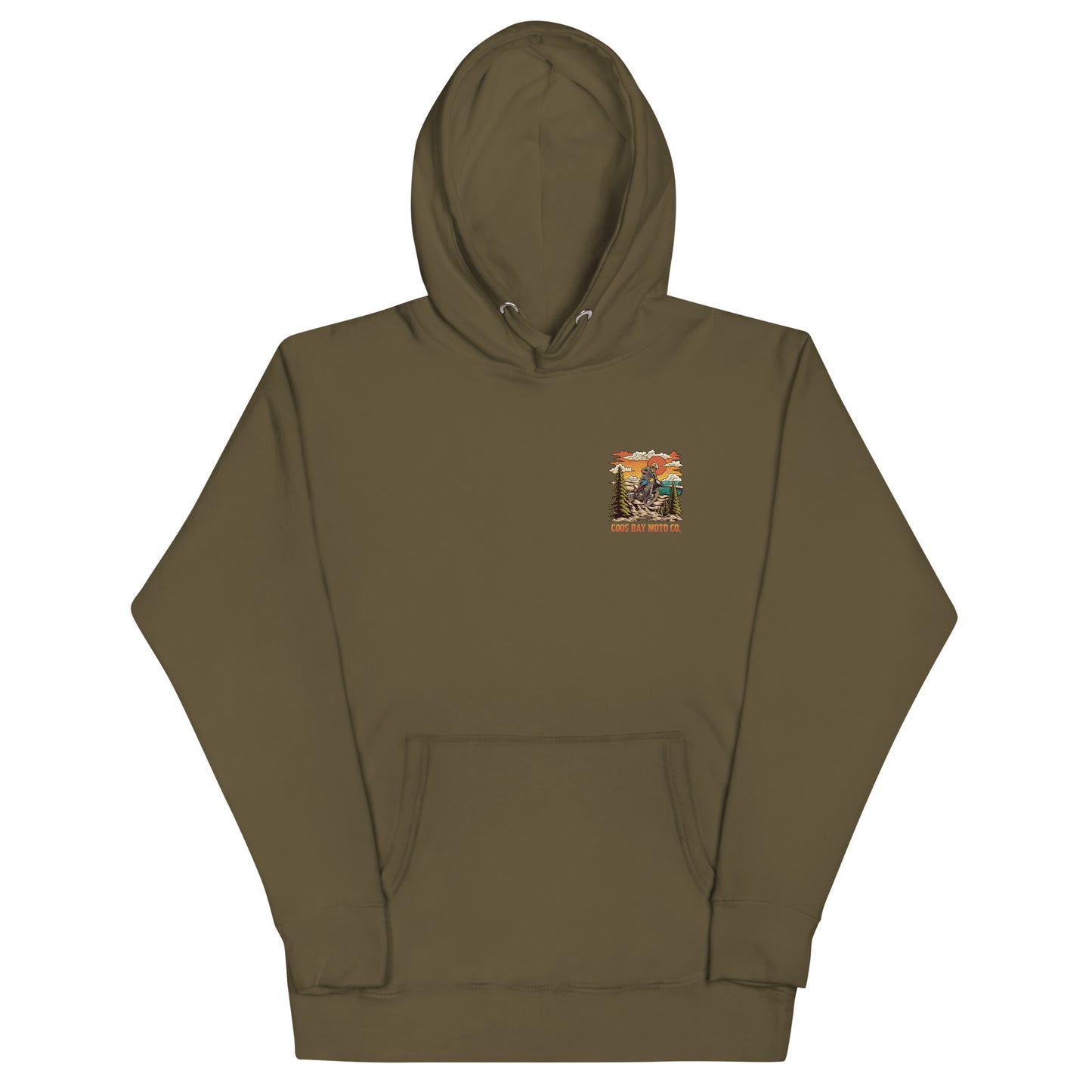 Classic Coos Bay Moto Co. Beach Hoodie